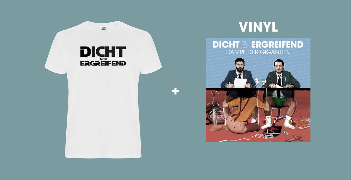 Jubiläums Set Vinyl, Shirt + Vinyl + Sticker